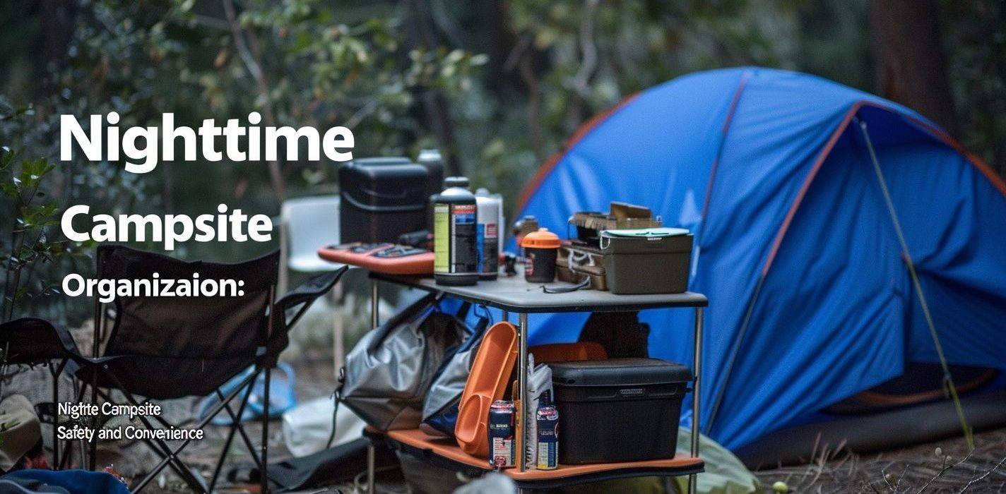 Nighttime Campsite Organization - Safety and Convenience