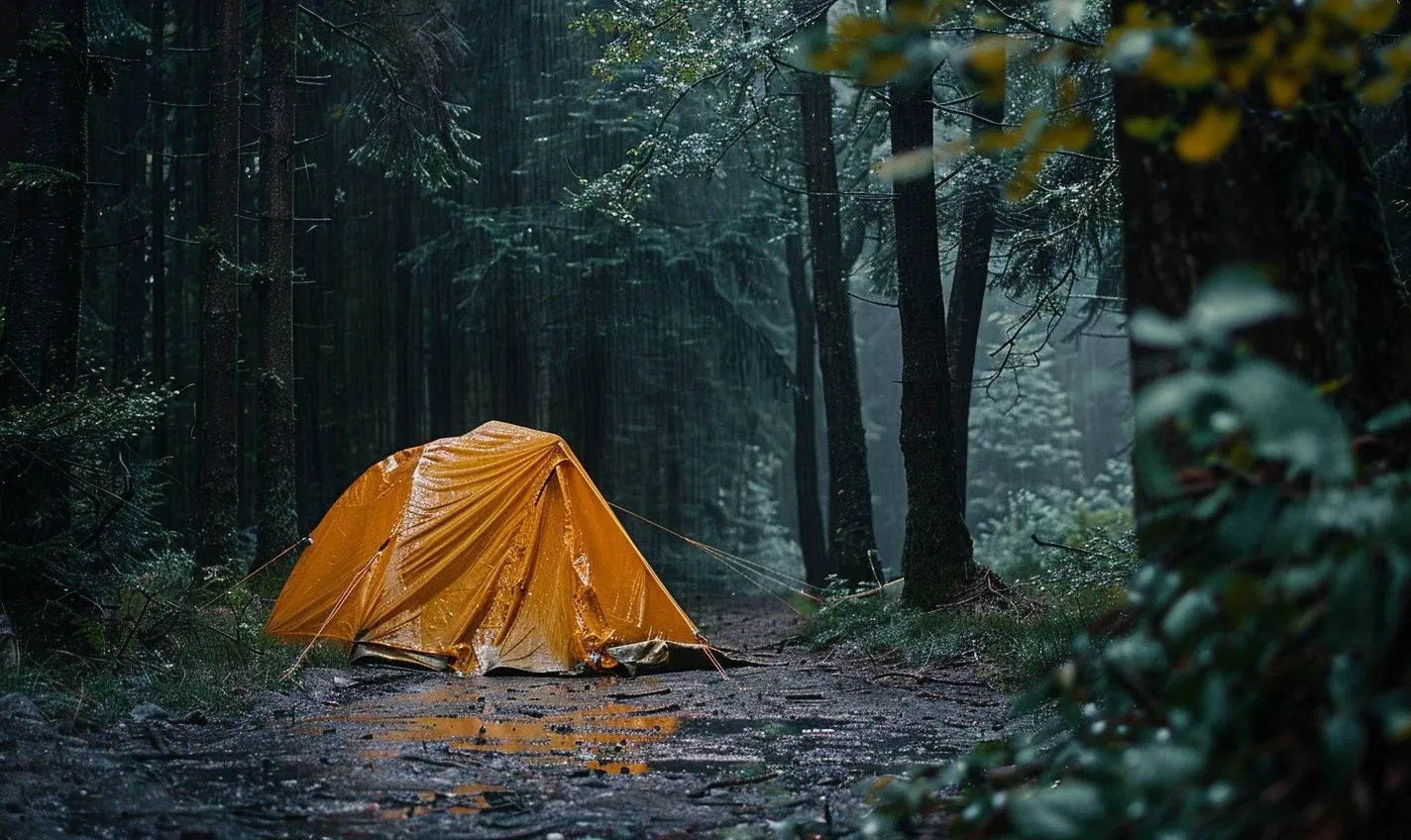 Creating a Secure Shelter Using Natural Resources in the Outdoors