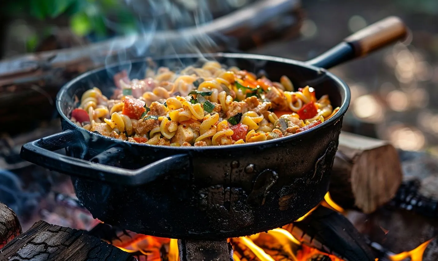 Dutch Oven Delights: Savory Campfire Pasta Recipes