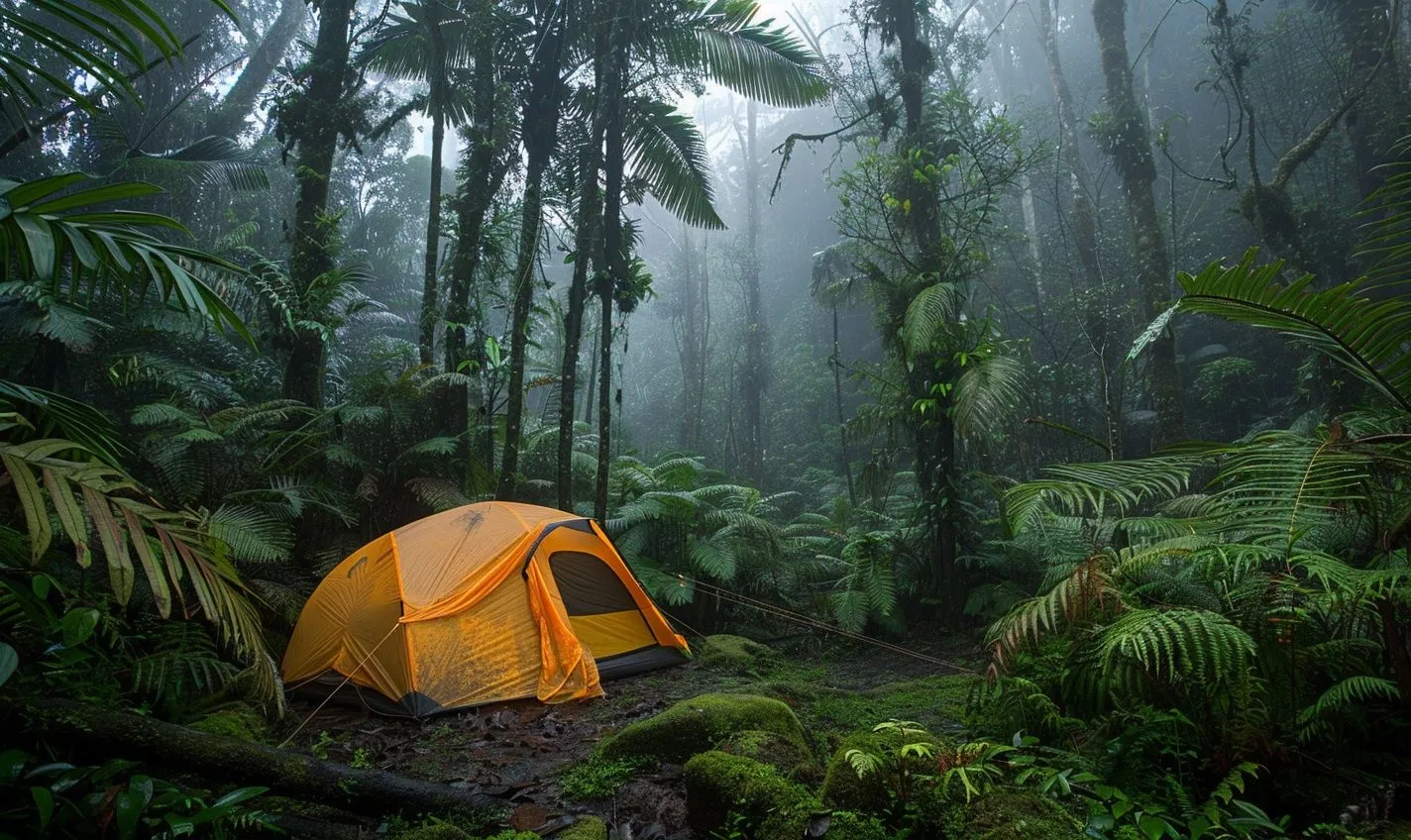 "Humidity-Proof Tent Pitching in Rainforest: Top Tips"