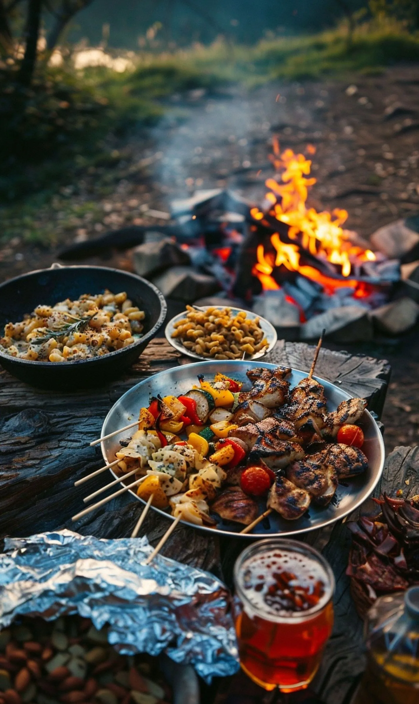 Simple Camp Setup with Easy Camping Food Options