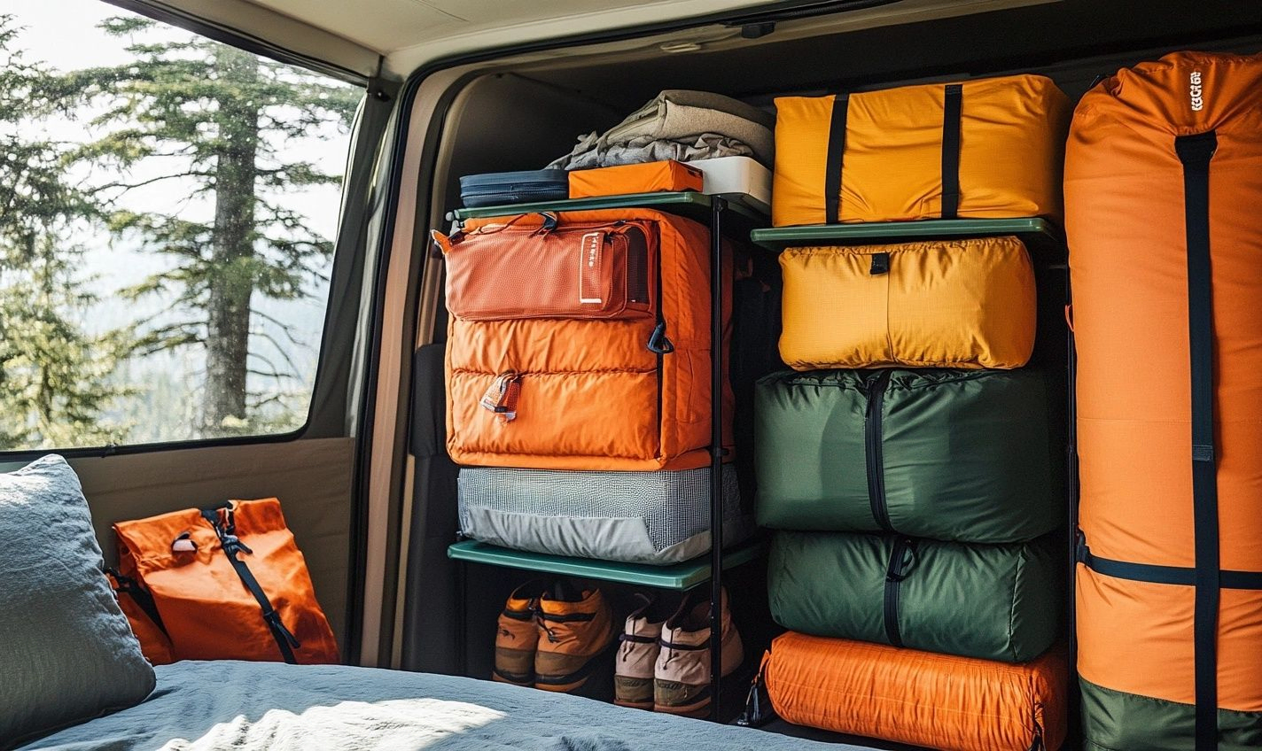 Backpacks and Storage Solutions for Campers