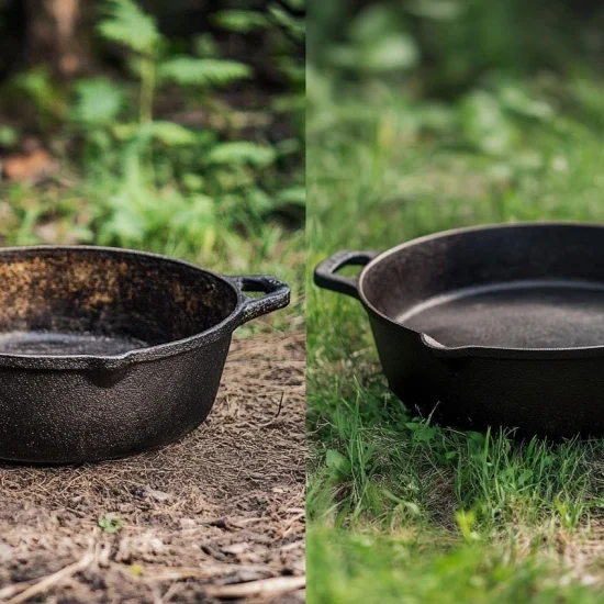 Non-Stick vs Cast Iron: Durability Comparison