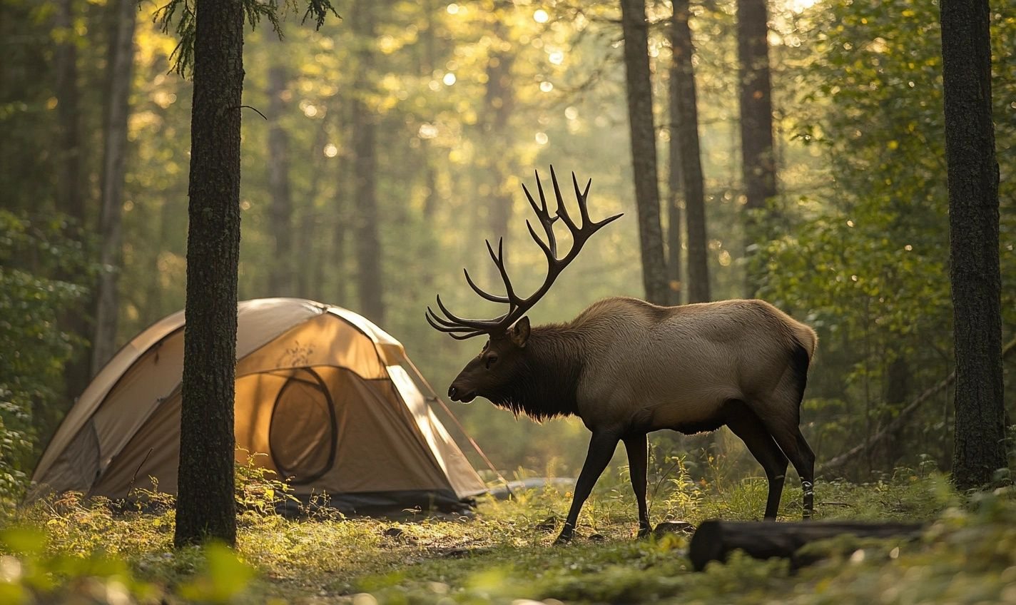 Choosing the Right Campsite to Minimize Wildlife Encounters